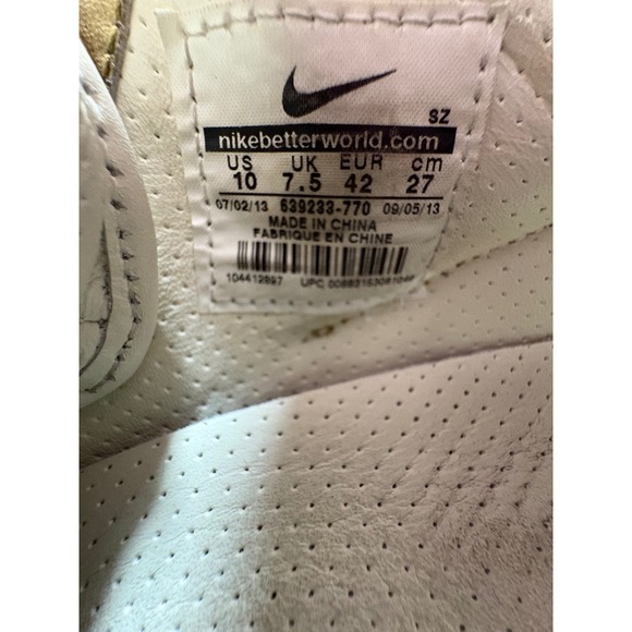 Nike Dunk Sky Hi Wedge Sneakers Gold Metallic High Top Shoes Size? - Picture 7 of 11